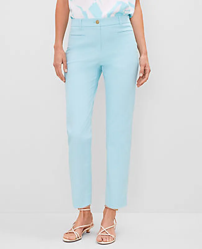 Ann Taylor The Cotton Crop Pant - Curvy Fit sold by Ann Taylor