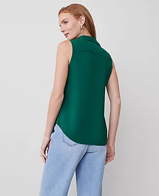 Ann Taylor Sleeveless Essential Shirt sold by Ann Taylor product image thumbnail 2