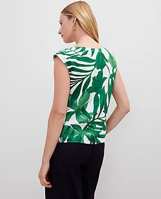 Ann Taylor Floral Linen Blend Top sold by Ann Taylor product image thumbnail 2