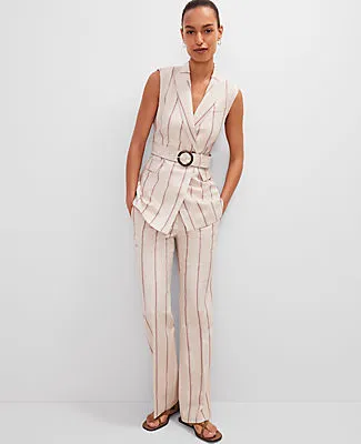 Ann Taylor The Jayne Trouser in Pinstripe sold by Ann Taylor product image thumbnail 2