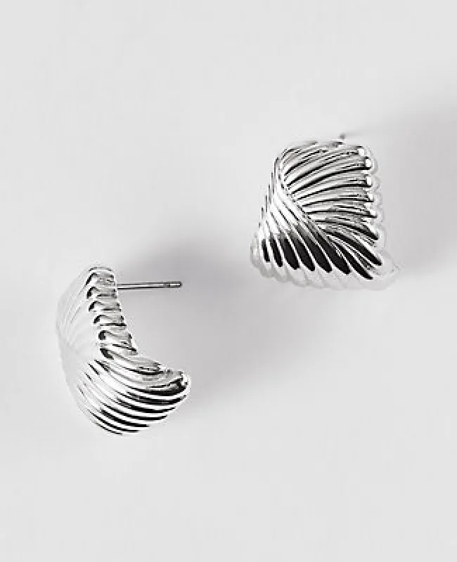 Ann Taylor Textured Rectangle Stud Earrings sold by Ann Taylor