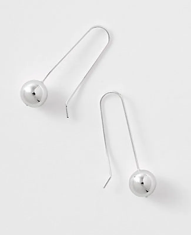 Ann Taylor Metal Ball Drop Earrings sold by Ann Taylor