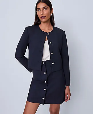 Ann Taylor The Crew Neck Jacket in Ponte sold by Ann Taylor
