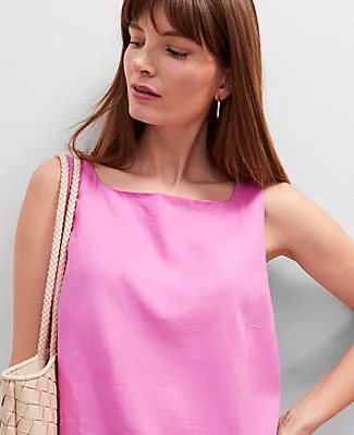 Ann Taylor Linen Blend Tank Top sold by Ann Taylor