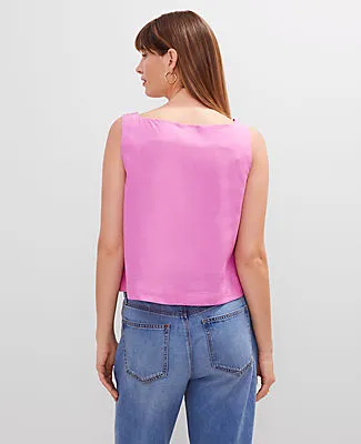Ann Taylor Linen Blend Tank Top sold by Ann Taylor product image thumbnail 2