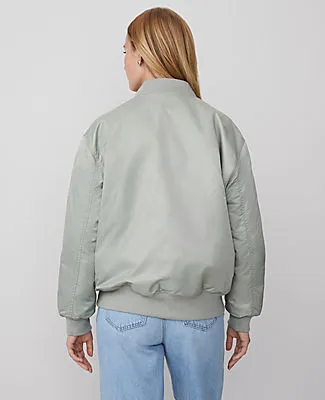 Ann Taylor Weekend Collection Bomber Jacket sold by Ann Taylor product image thumbnail 3