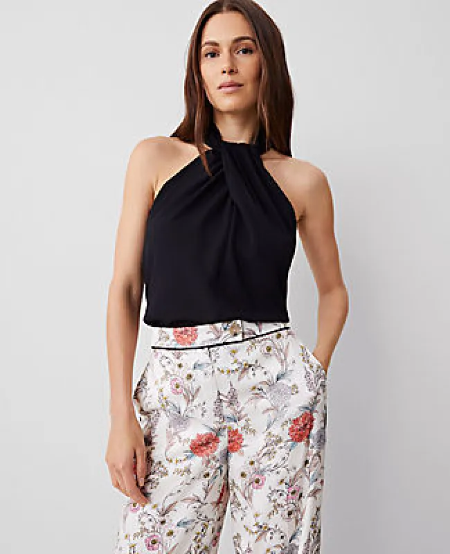 Ann Taylor Twist Halter Top sold by Ann Taylor