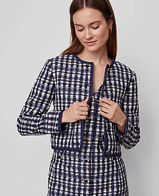Ann Taylor Tweed Patch Pocket Jacket sold by Ann Taylor product image thumbnail 2