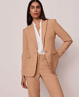 Ann Taylor The Petite Fitted Long Blazer sold by Ann Taylor