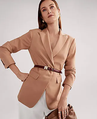 Ann Taylor The Petite Fitted Long Blazer sold by Ann Taylor product image thumbnail 5
