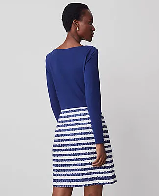 Ann Taylor Striped Bouclé Tweed Skirt sold by Ann Taylor product image thumbnail 4