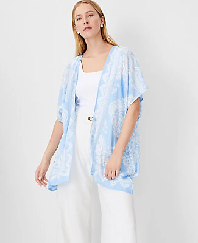 Ann Taylor Tile Poncho sold by Ann Taylor