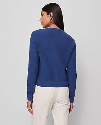 Ann Taylor Textured Cardigan sold by Ann Taylor product image thumbnail 2