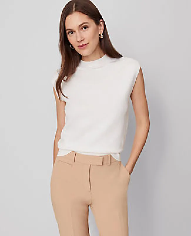 Ann Taylor Petite Refined Mock Neck Sweater Shell Top sold by Ann Taylor