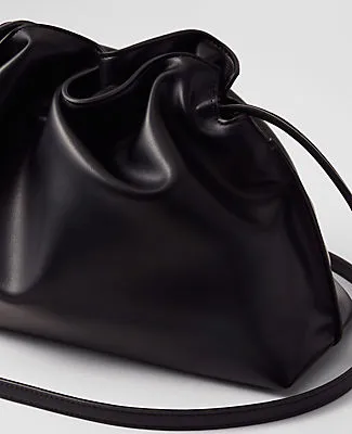 Ann Taylor Drawstring Faux Leather Clutch sold by Ann Taylor product image thumbnail 3