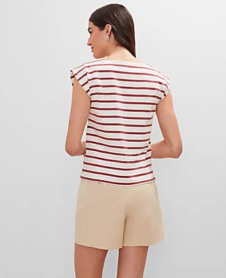 Ann Taylor Weekend Collection Striped Boatneck Top sold by Ann Taylor product image thumbnail 2