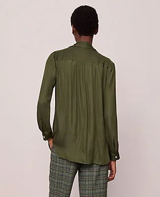Ann Taylor Soft Drapey Camp Shirt sold by Ann Taylor product image thumbnail 2