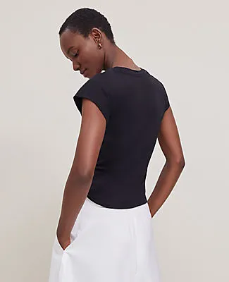 Ann Taylor Tie Waist Tee sold by Ann Taylor product image thumbnail 2