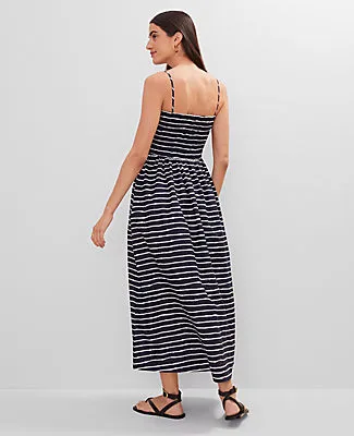 Ann Taylor Weekend Collection Striped Flare Dress sold by Ann Taylor product image thumbnail 2