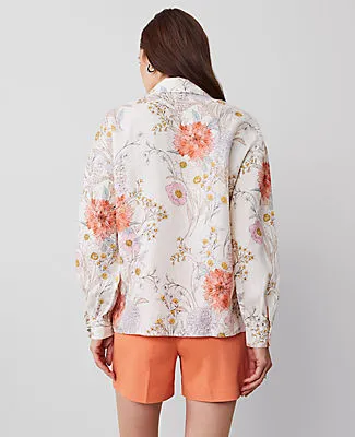 Ann Taylor Linen Floral Top sold by Ann Taylor product image thumbnail 3