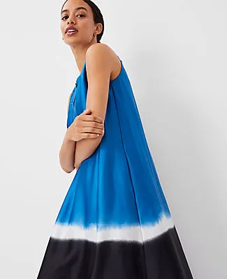 Ann Taylor Petite Striped Midi Halter Pocket Dress sold by Ann Taylor product image thumbnail 4