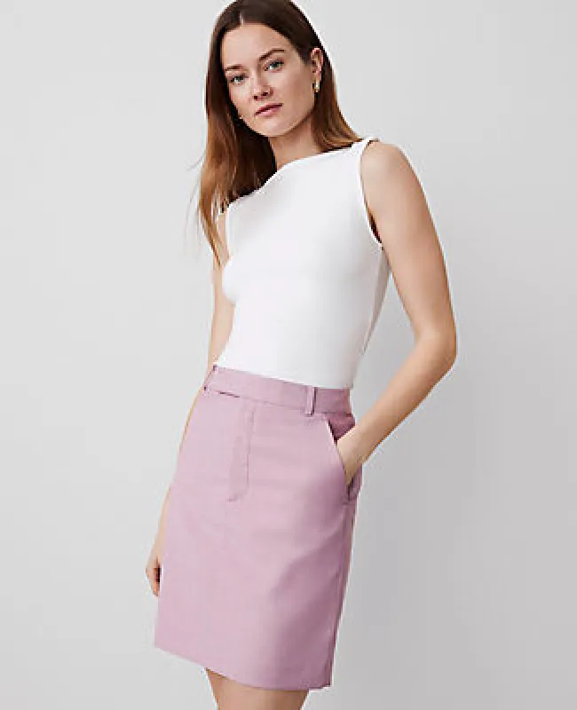 Ann Taylor The Trouser Mini Pocket Skirt sold by Ann Taylor