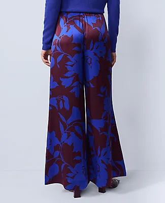 Ann Taylor Studio Collection Floral Silk Palazzo Pant sold by Ann Taylor product image thumbnail 3