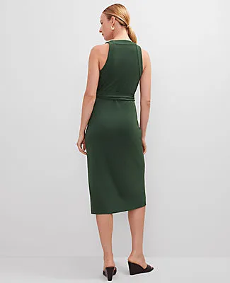 Ann Taylor Halter Wrap Midi Dress sold by Ann Taylor product image thumbnail 2