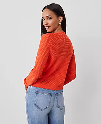 Ann Taylor Pointelle Cardigan sold by Ann Taylor product image thumbnail 2