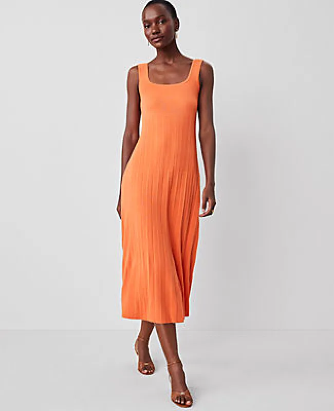 Ann Taylor Petite Pleated Sweater Tank Dress sold by Ann Taylor