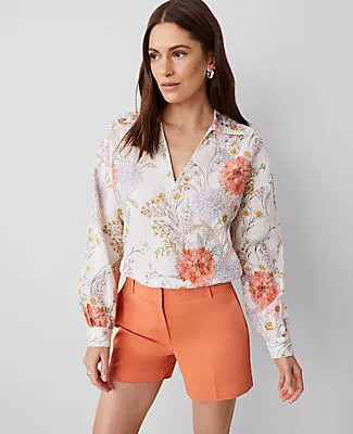 Ann Taylor Linen Floral Top sold by Ann Taylor product image thumbnail 2