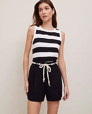 Ann Taylor Weekend Collection Belted Short sold by Ann Taylor