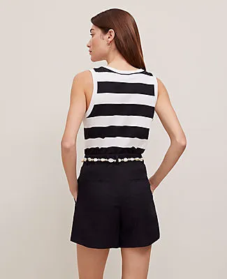 Ann Taylor Weekend Collection Belted Short sold by Ann Taylor product image thumbnail 2
