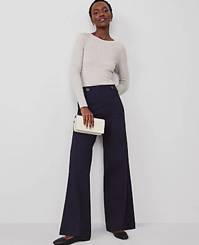 Ann Taylor Weekend Collection Wide-Leg Sailor Pant sold by Ann Taylor