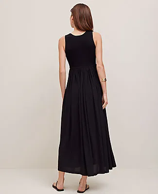 Ann Taylor Petite Mixed Media Sweater Tank Dress sold by Ann Taylor product image thumbnail 2