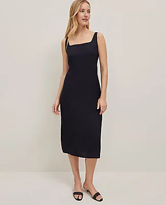 Ann Taylor Petite Square Neck Sheath Dress sold by Ann Taylor product image thumbnail 3