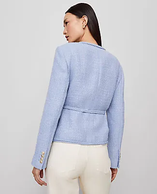 Ann Taylor Tweed Belted Jacket sold by Ann Taylor product image thumbnail 3
