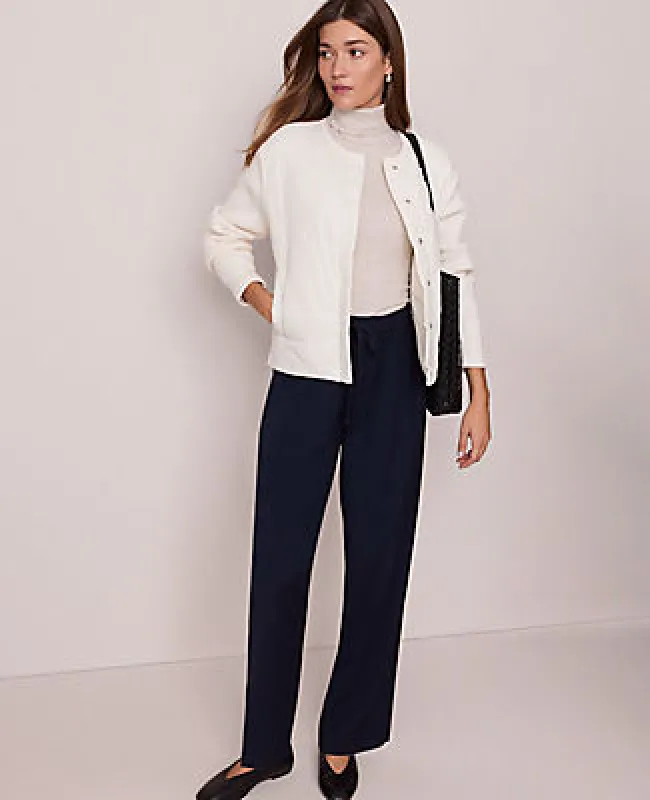 Ann Taylor Weekend Collection High Rise Tapered Pant sold by Ann Taylor
