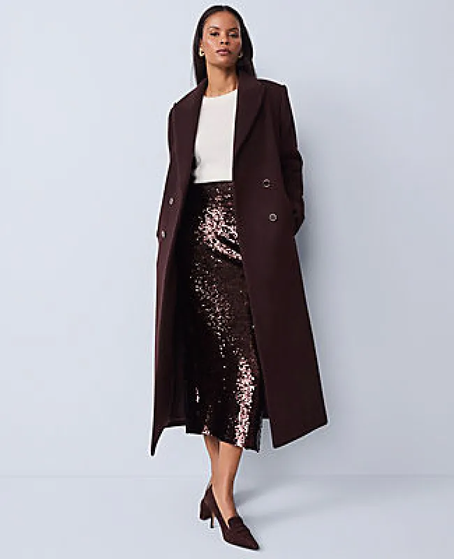 Ann Taylor Studio Collection Sequin Pencil Skirt sold by Ann Taylor