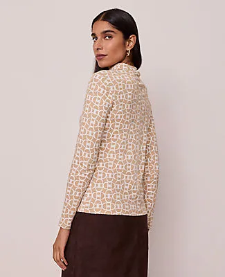 Ann Taylor Chain Link Mock Neck Top sold by Ann Taylor product image thumbnail 2