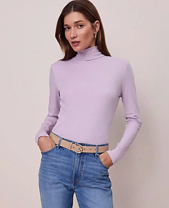 Ann Taylor Weekend Collection Turtleneck Top sold by Ann Taylor