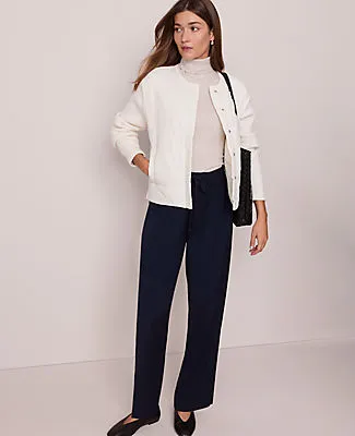 Ann Taylor Weekend Collection High Rise Tapered Pant sold by Ann Taylor