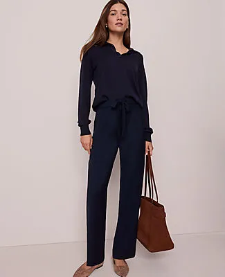 Ann Taylor Weekend Collection High Rise Tapered Pant sold by Ann Taylor product image thumbnail 4