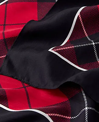 Ann Taylor Weekend Collection Plaid Little Silk Scarf sold by Ann Taylor product image thumbnail 2