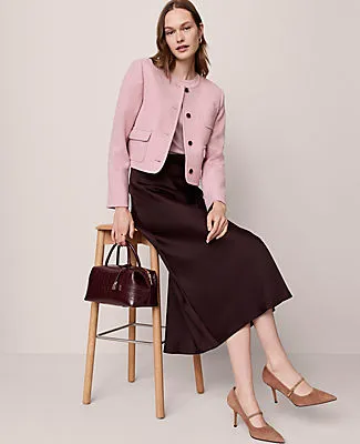 Ann Taylor Petite Crew Neck Jacket sold by Ann Taylor product image thumbnail 2