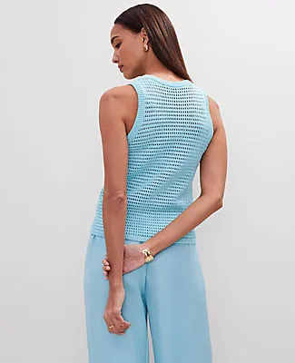 Ann Taylor Open Stitch Sweater Shell Top sold by Ann Taylor product image thumbnail 2