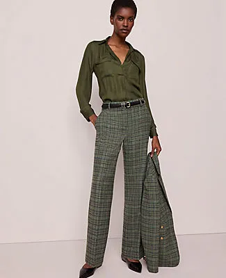 Ann Taylor The Jayne Trouser in Houndstooth sold by Ann Taylor
