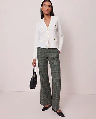 Ann Taylor The Jayne Trouser in Houndstooth sold by Ann Taylor product image thumbnail 4