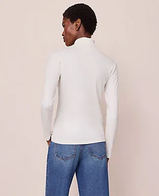 Ann Taylor Petite Weekend Collection Turtleneck Top sold by Ann Taylor product image thumbnail 2