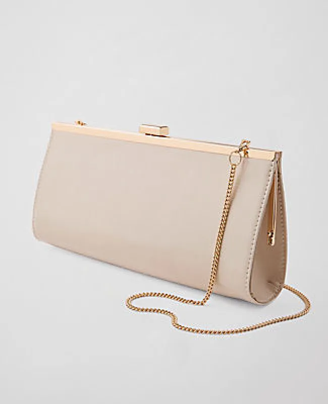 Ann Taylor Patent Rectangle Clutch sold by Ann Taylor